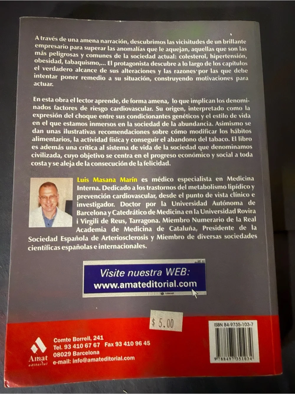 Vida de Infarto by Luis Masana